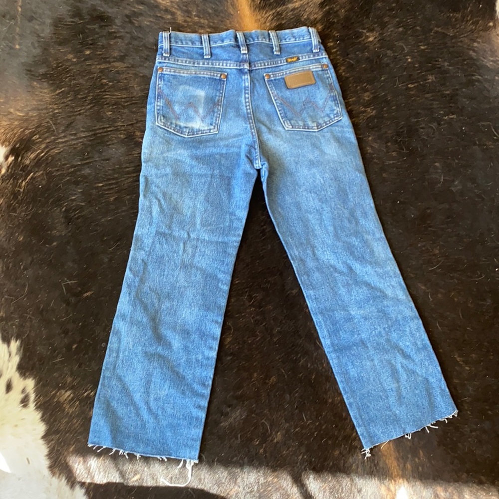 Wrangler High Waisted Straight Leg Jeans
